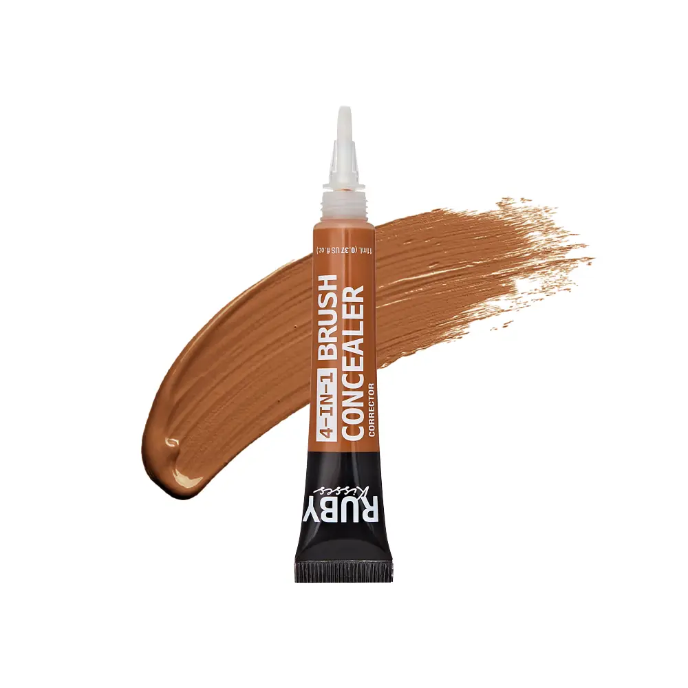 Ruby Kisses 4-In-1 Full Coverage Concealer with Brush Tip - Image 16