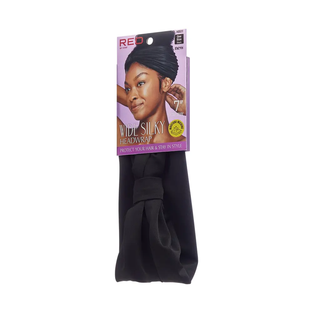 RED by KISS 7” Extra Wide Dry-Fit Headwrap – Moisture-Wicking - Image 12
