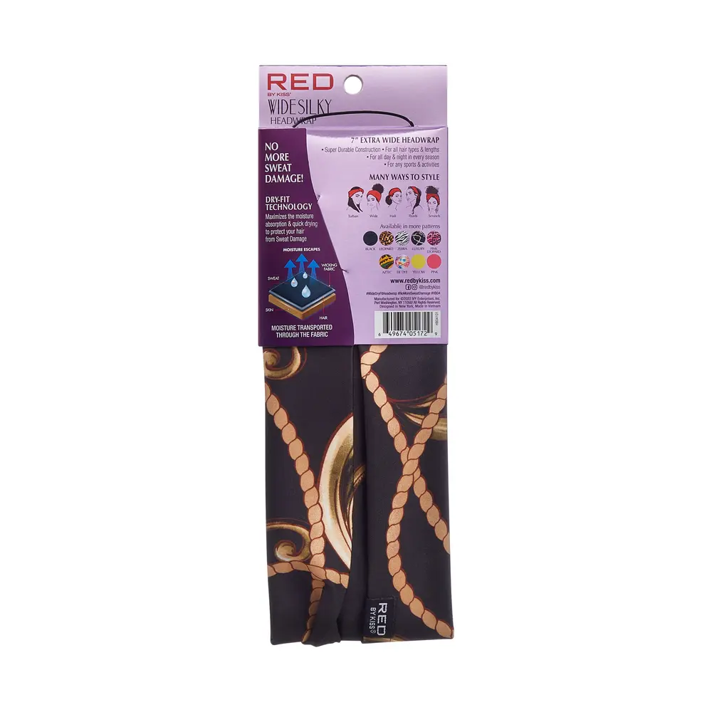 RED by KISS 7” Extra Wide Dry-Fit Headwrap – Moisture-Wicking - Image 26