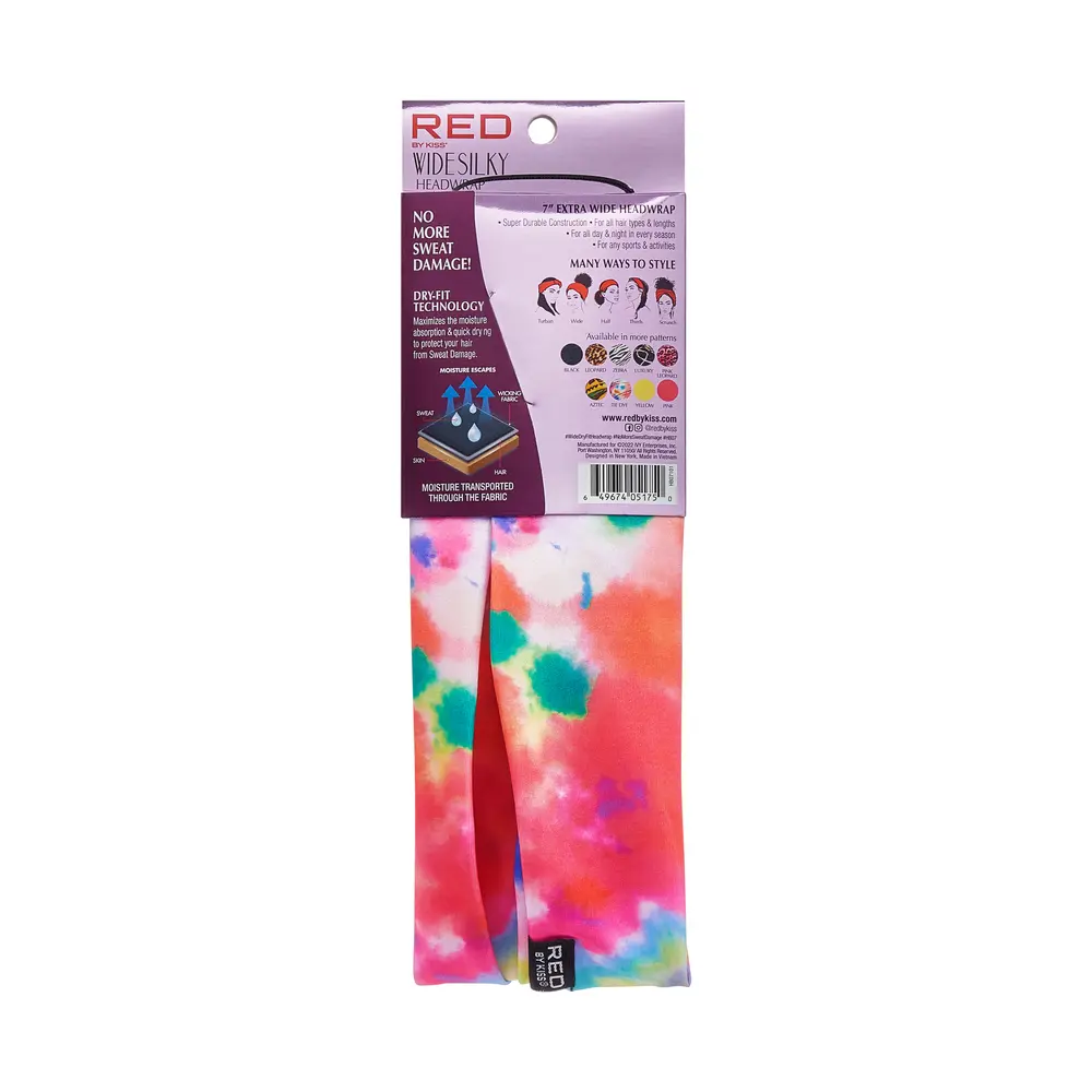 RED by KISS 7” Extra Wide Dry-Fit Headwrap – Moisture-Wicking - Image 29