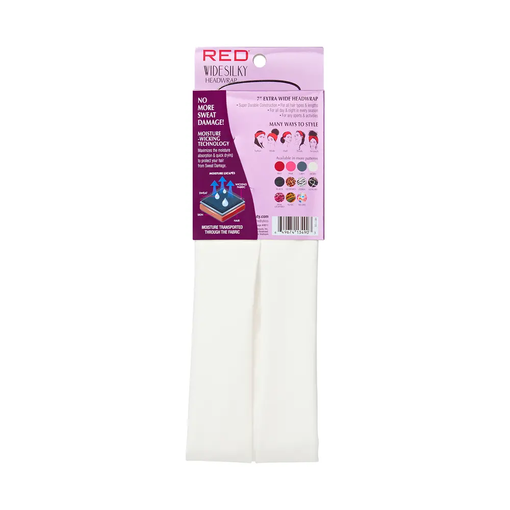 RED by KISS 7” Extra Wide Dry-Fit Headwrap – Moisture-Wicking - Image 33