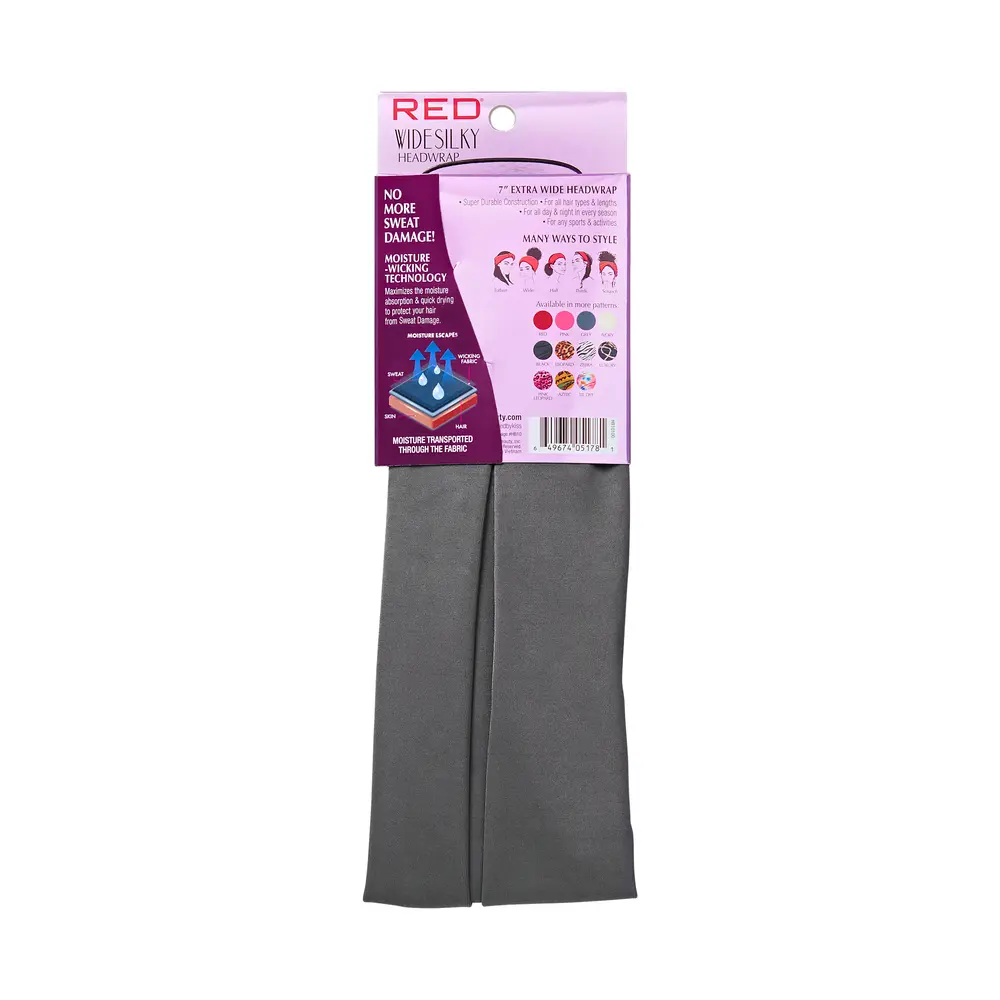 RED by KISS 7” Extra Wide Dry-Fit Headwrap – Moisture-Wicking - Image 35