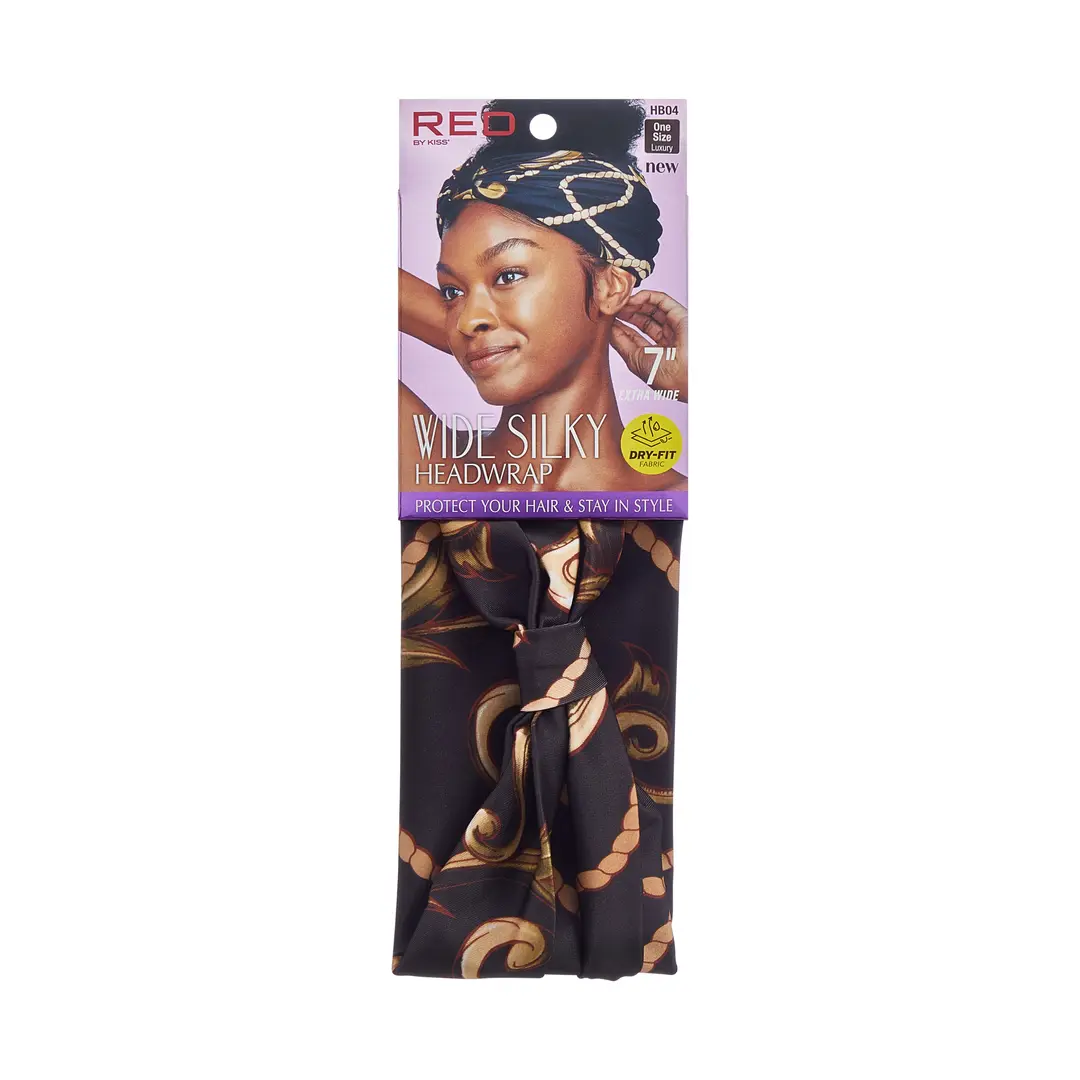 RED by KISS 7” Extra Wide Dry-Fit Headwrap – Moisture-Wicking - Image 4