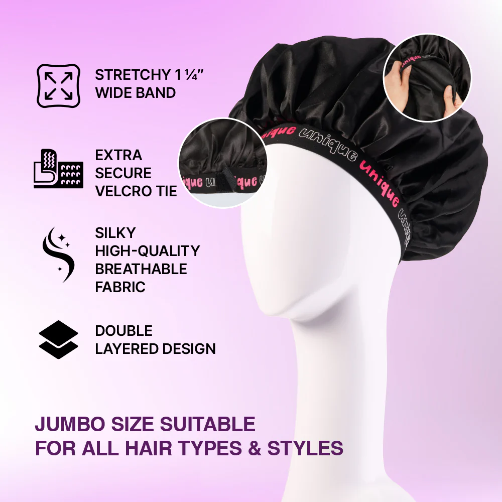 RED by KISS Adjustable Fashion Hair Bonnet for Day & Night Hair Protection - Image 15