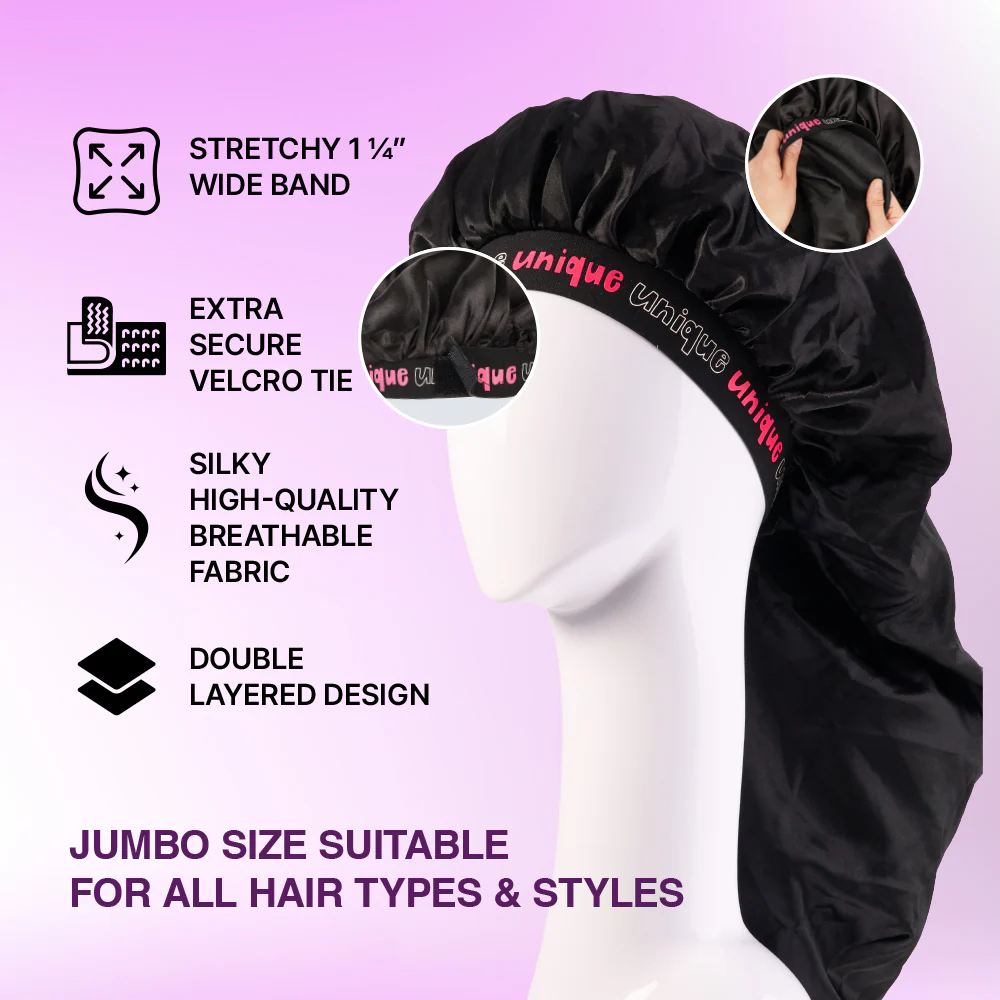 RED by KISS Adjustable Fashion Hair Bonnet for Day & Night Hair Protection - Image 21