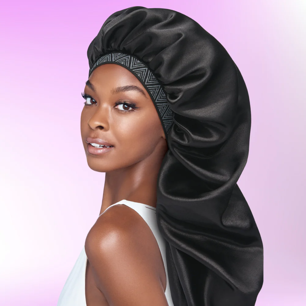 RED by KISS Adjustable Fashion Hair Bonnet for Day & Night Hair Protection - Image 8