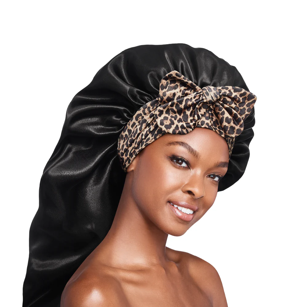 RED by KISS Adjustable Satin Bonnet with Tie Band – Extra Large Silky Cap for Braids, Locs & Curls - Image 26