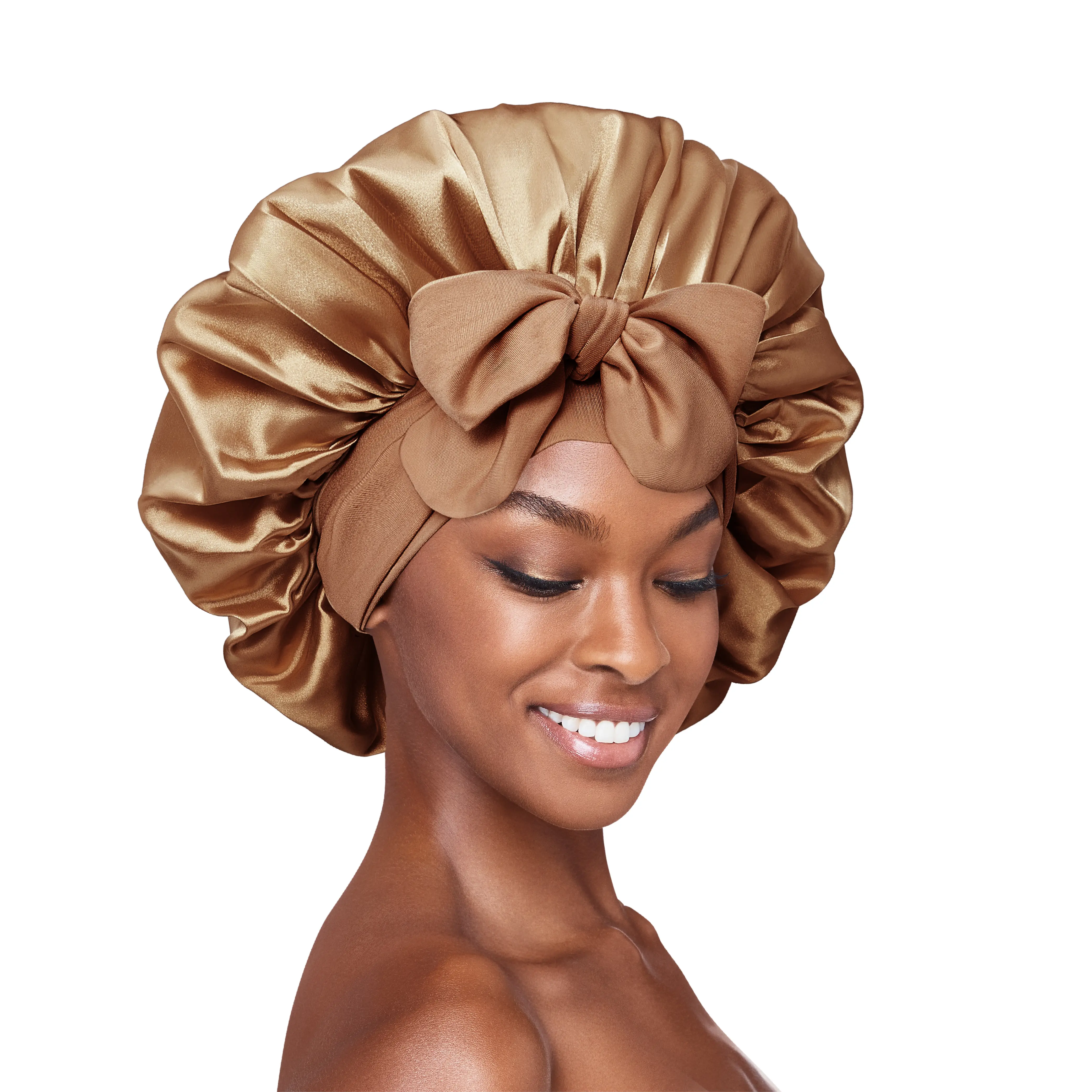 RED by KISS Adjustable Satin Bonnet with Tie Band – Extra Large Silky Cap for Braids, Locs & Curls - Image 41