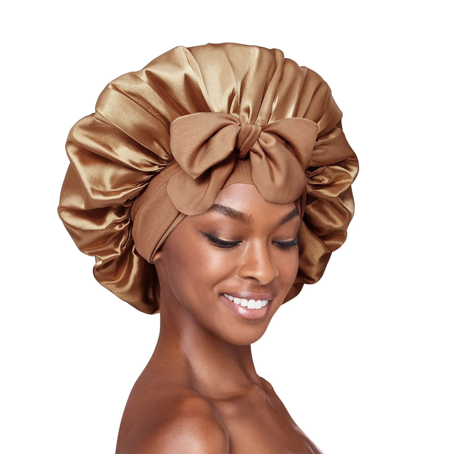 RED by KISS Adjustable Satin Bonnet with Tie Band – Extra Large Silky Cap for Braids, Locs & Curls - Image 44