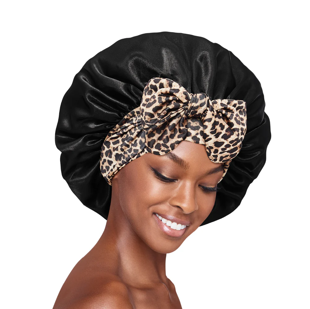 RED by KISS Adjustable Satin Bonnet with Tie Band – Extra Large Silky Cap for Braids, Locs & Curls - Image 6