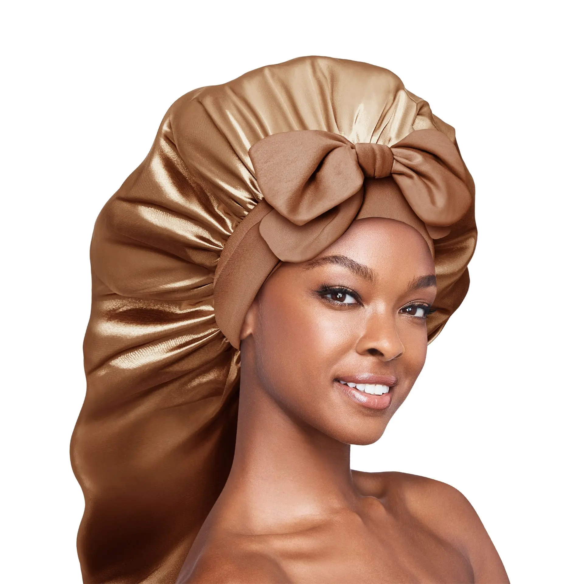 RED by KISS Adjustable Satin Bonnet with Tie Band – Extra Large Silky Cap for Braids, Locs & Curls - Image 62