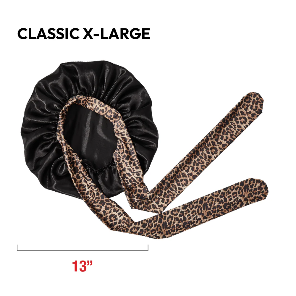 RED by KISS Adjustable Satin Bonnet with Tie Band – Extra Large Silky Cap for Braids, Locs & Curls - Image 7