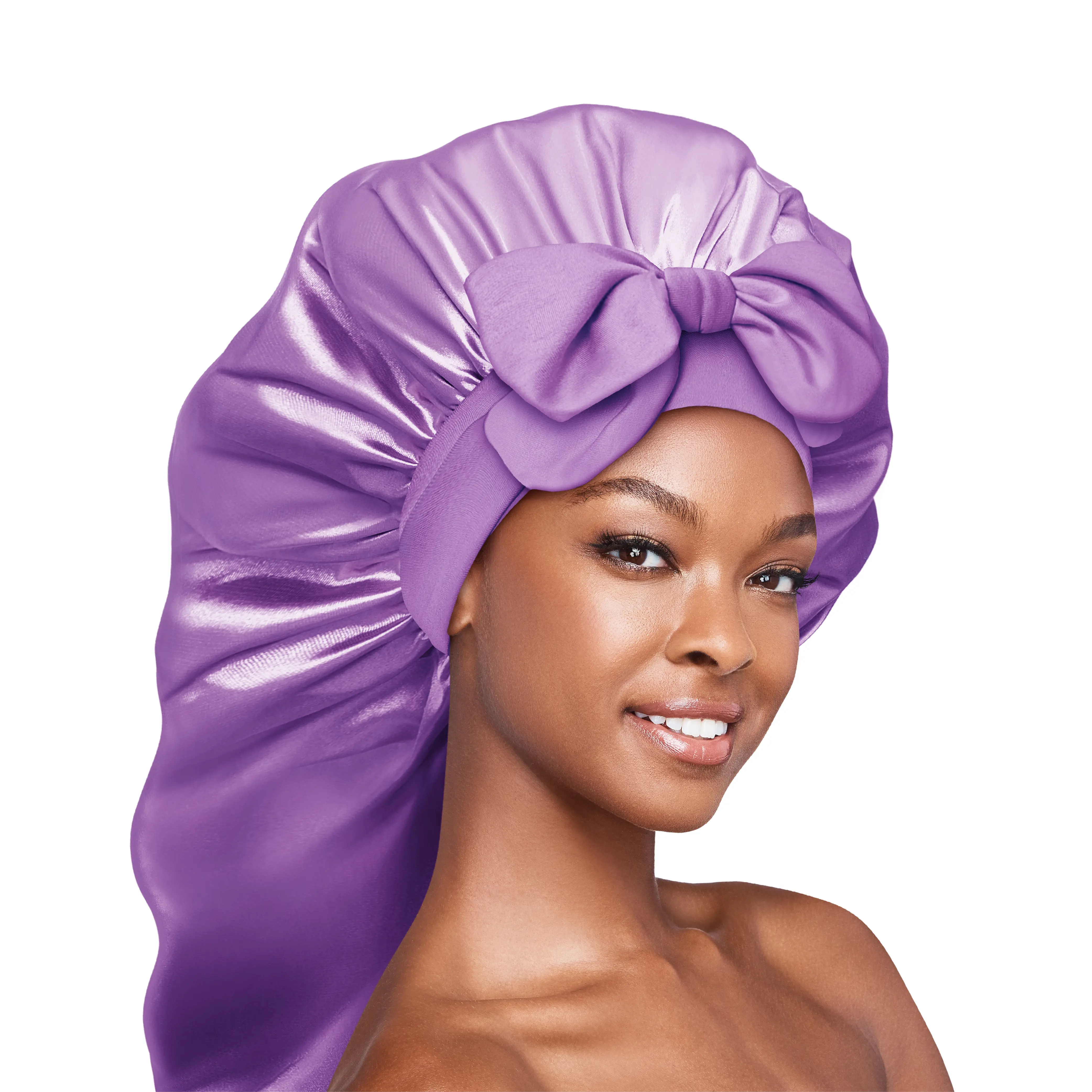RED by KISS Adjustable Satin Bonnet with Tie Band – Extra Large Silky Cap for Braids, Locs & Curls - Image 71