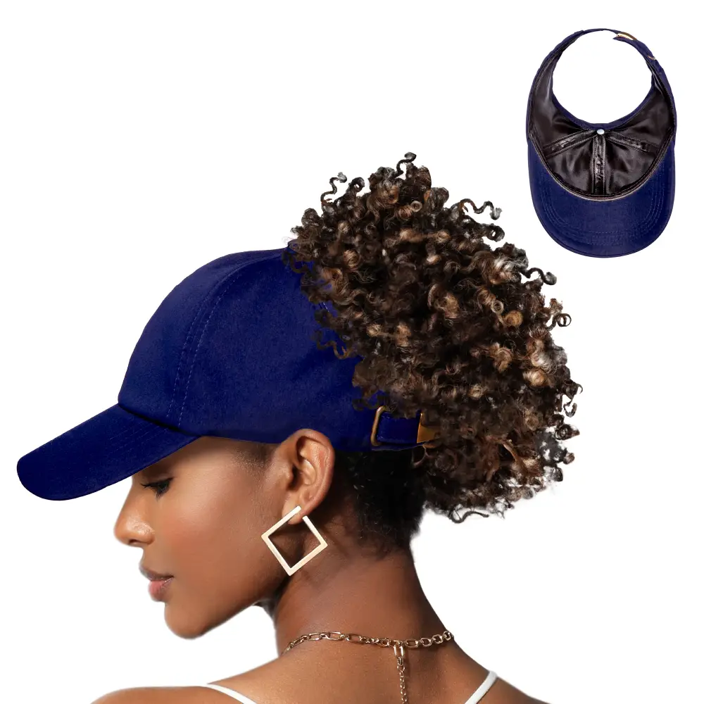 RED by KISS Adjustable Satin Lined Backless Baseball Cap - Image 2