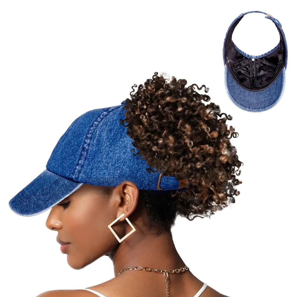 RED by KISS Adjustable Satin Lined Backless Baseball Cap - Image 3