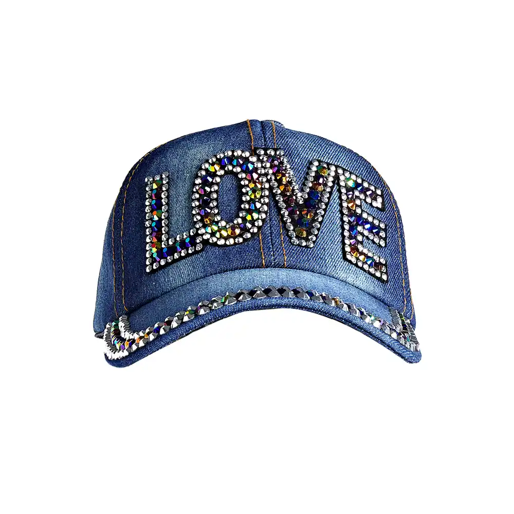 RED by KISS Adjustable Satin Lined Studded Baseball Cap - Image 13