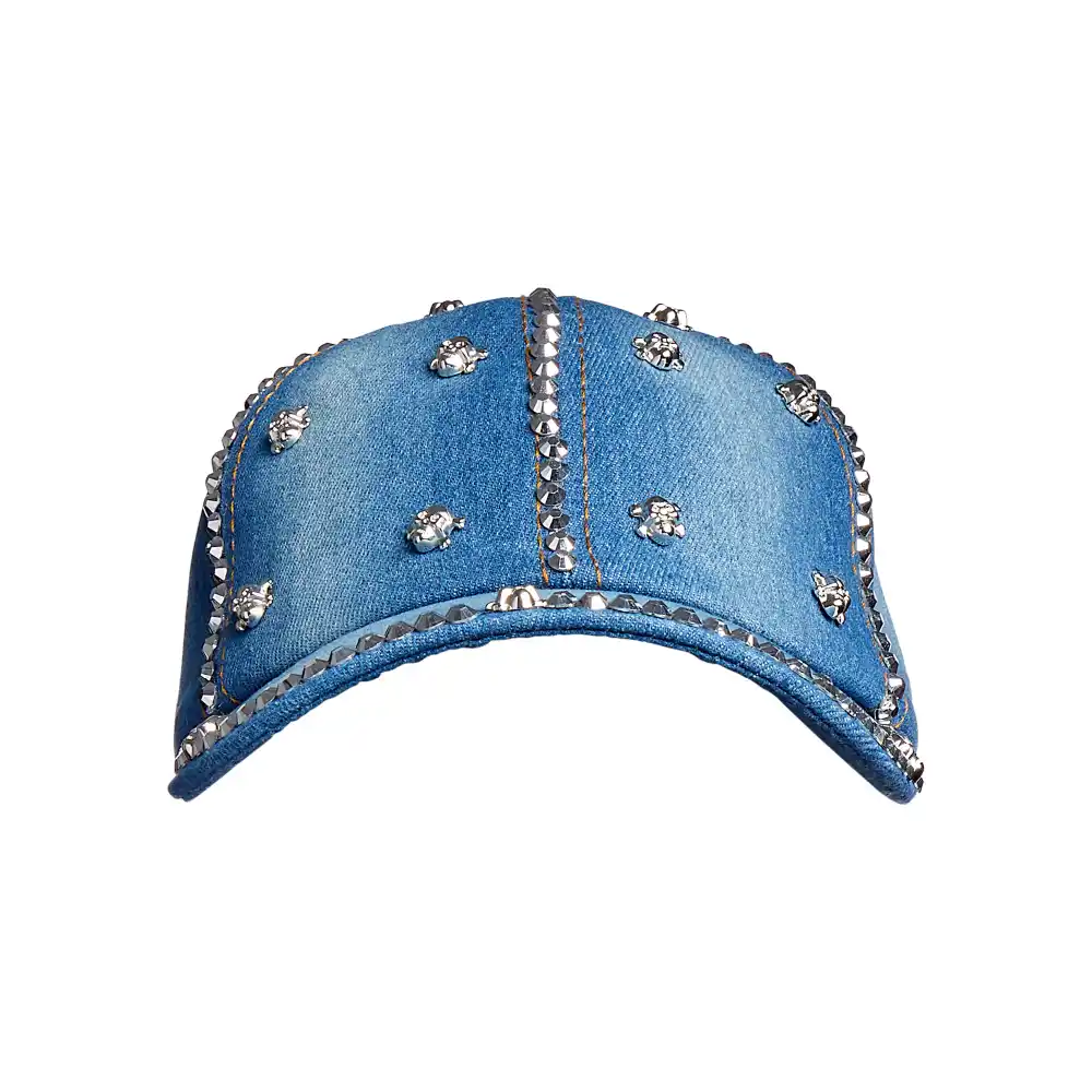 RED by KISS Adjustable Satin Lined Studded Baseball Cap - Image 15