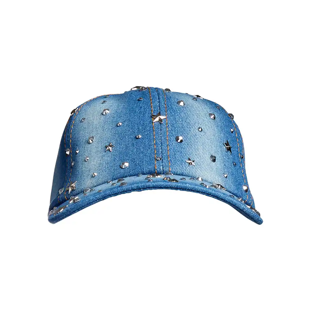RED by KISS Adjustable Satin Lined Studded Baseball Cap - Image 16