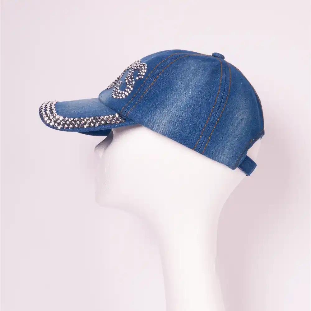 RED by KISS Adjustable Satin Lined Studded Baseball Cap - Image 20