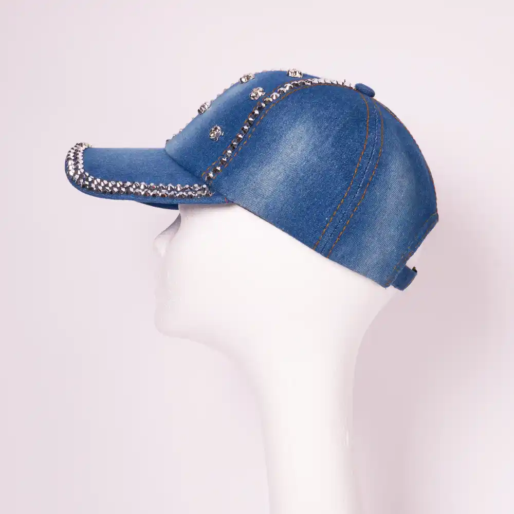 RED by KISS Adjustable Satin Lined Studded Baseball Cap - Image 21