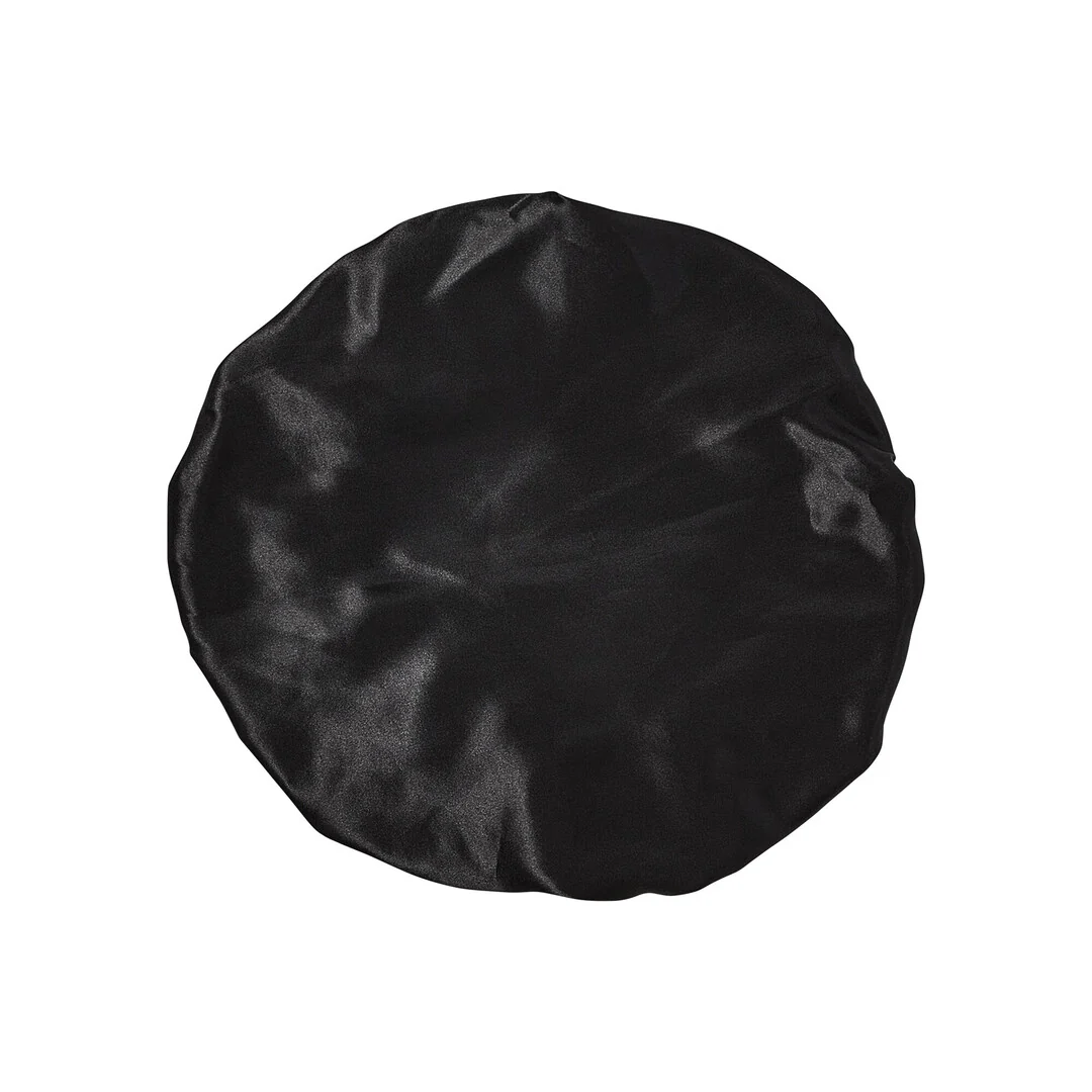 RED Adjustable Satin Tie Bonnet Sleep Cap for Braids, Locs & Natural Hair X-Large & Braid Sizes - Image 4