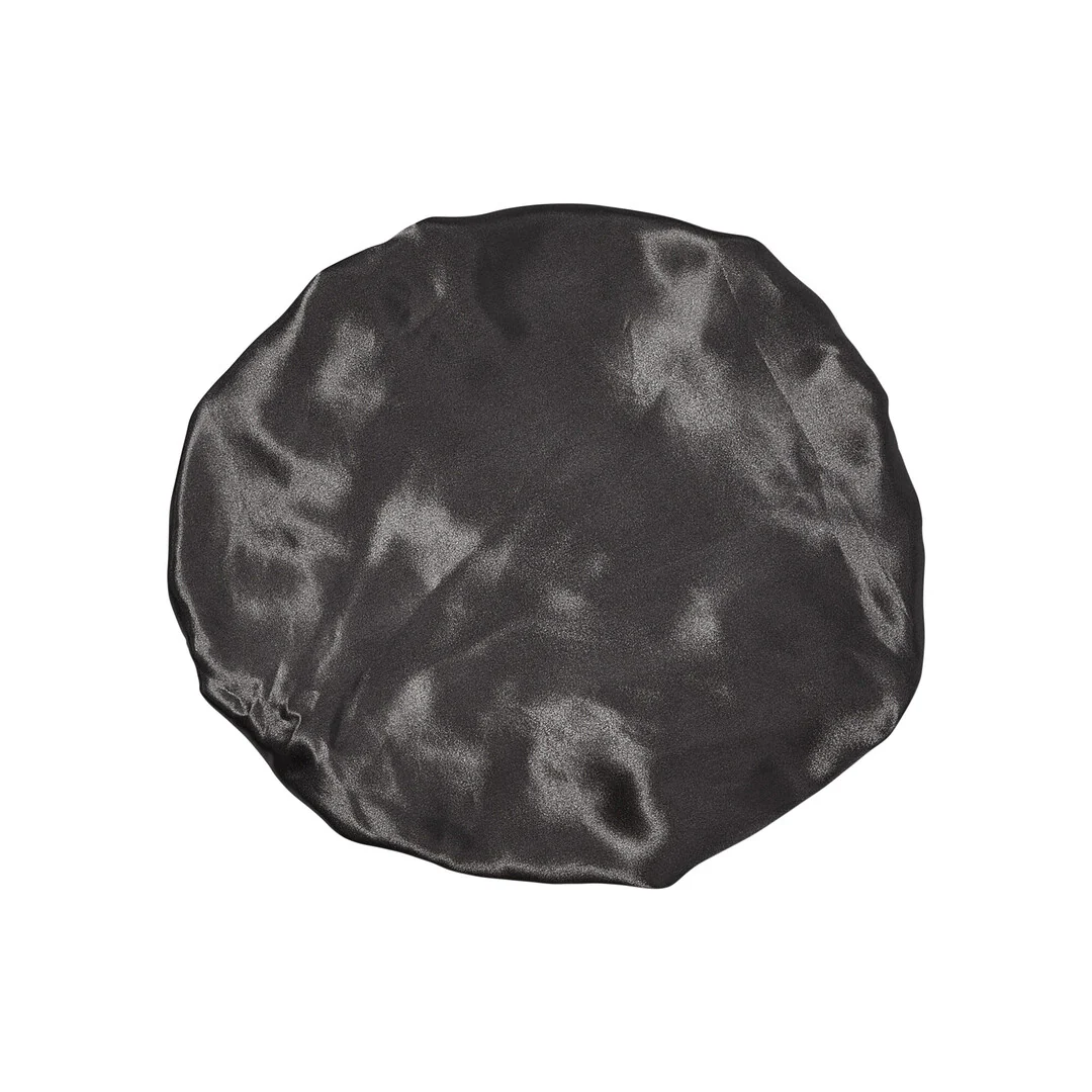 RED Adjustable Satin Tie Bonnet Sleep Cap for Braids, Locs & Natural Hair X-Large & Braid Sizes - Image 9