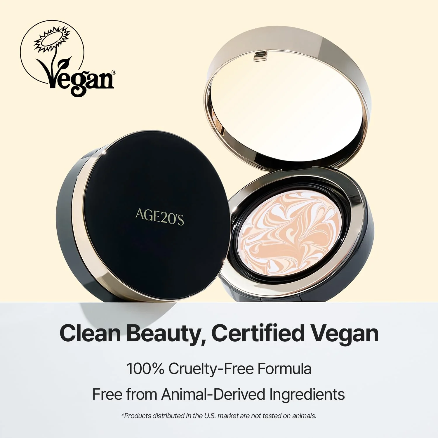 AGE20's Signature Essence Cover Pact SPF 50+ Vegan Hydrating Cream Foundation - Image 8