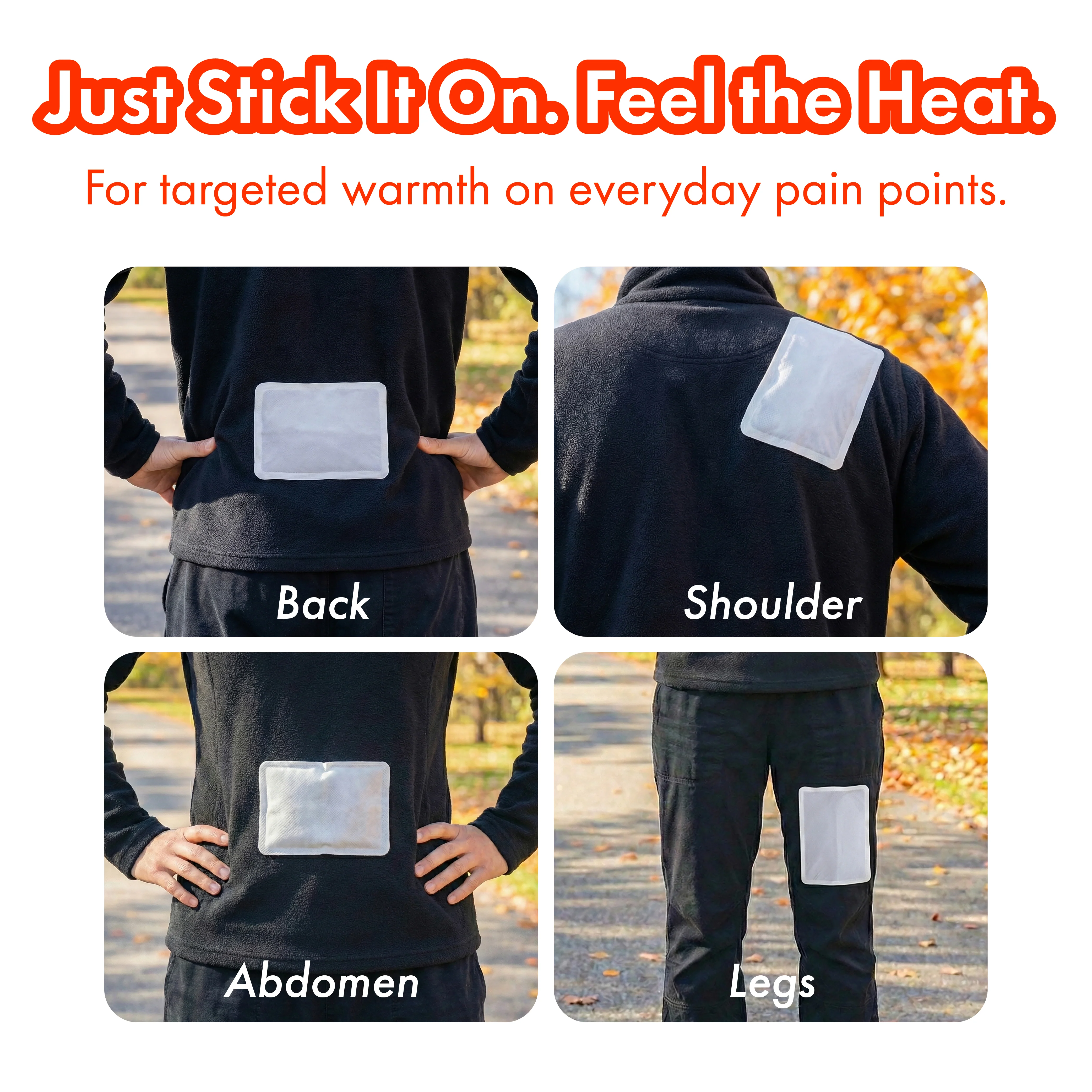 MAVIE Air-Activated Adhesive Body Warmers Instant Heat Packs for Outdoor Activities - Image 3