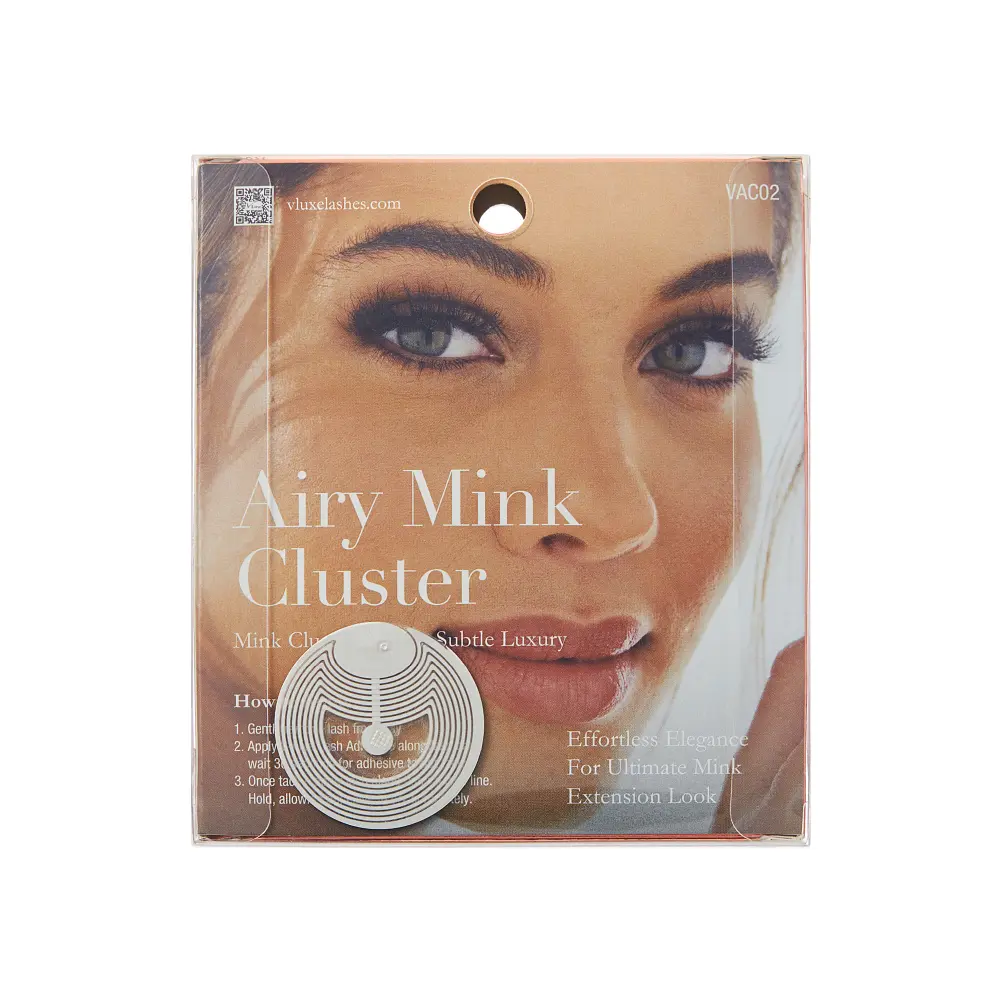 VLuxe By i•ENVY Airy Mink Strip Lash Cluster – 100% Real Mink Eyelash Extensions with Clear Band - Image 20