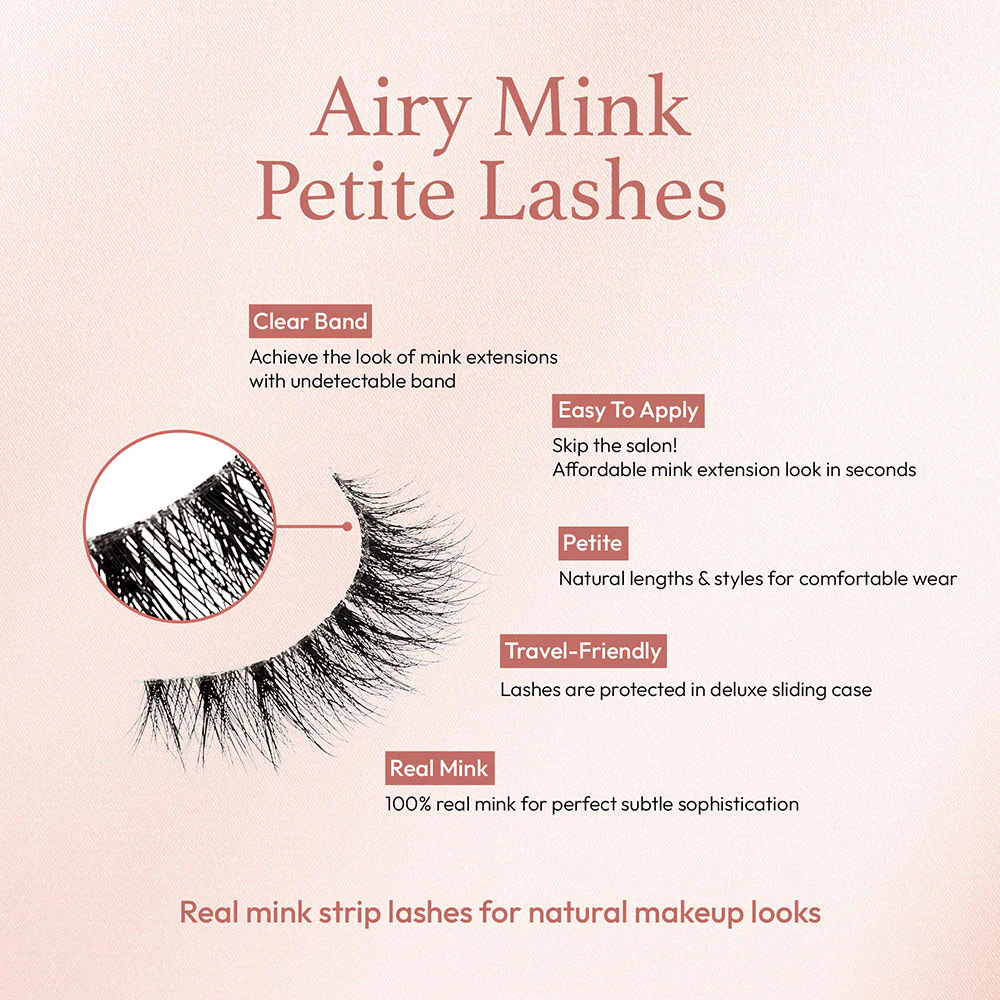 VLuxe By i•ENVY Airy Mink Strip Lashes - Image 5