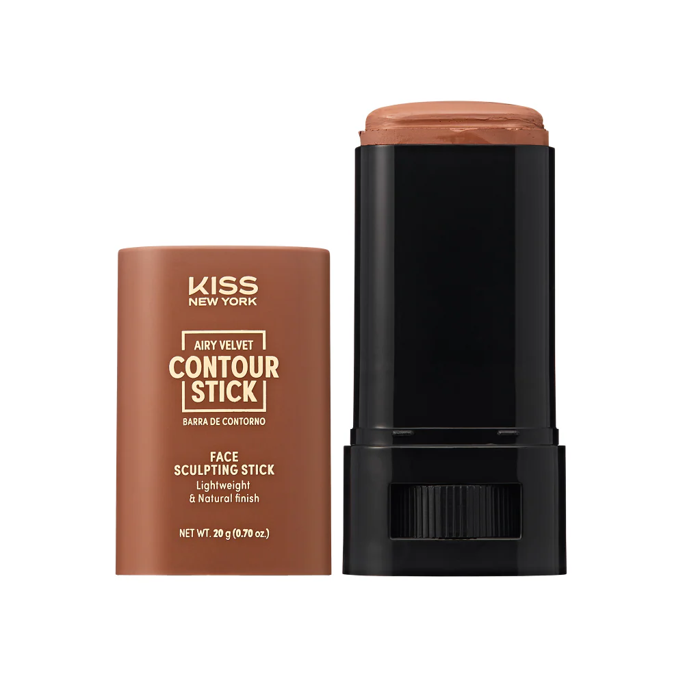 Kiss New York Airy Velvet Contour Stick for Face Sculpting - Image 3