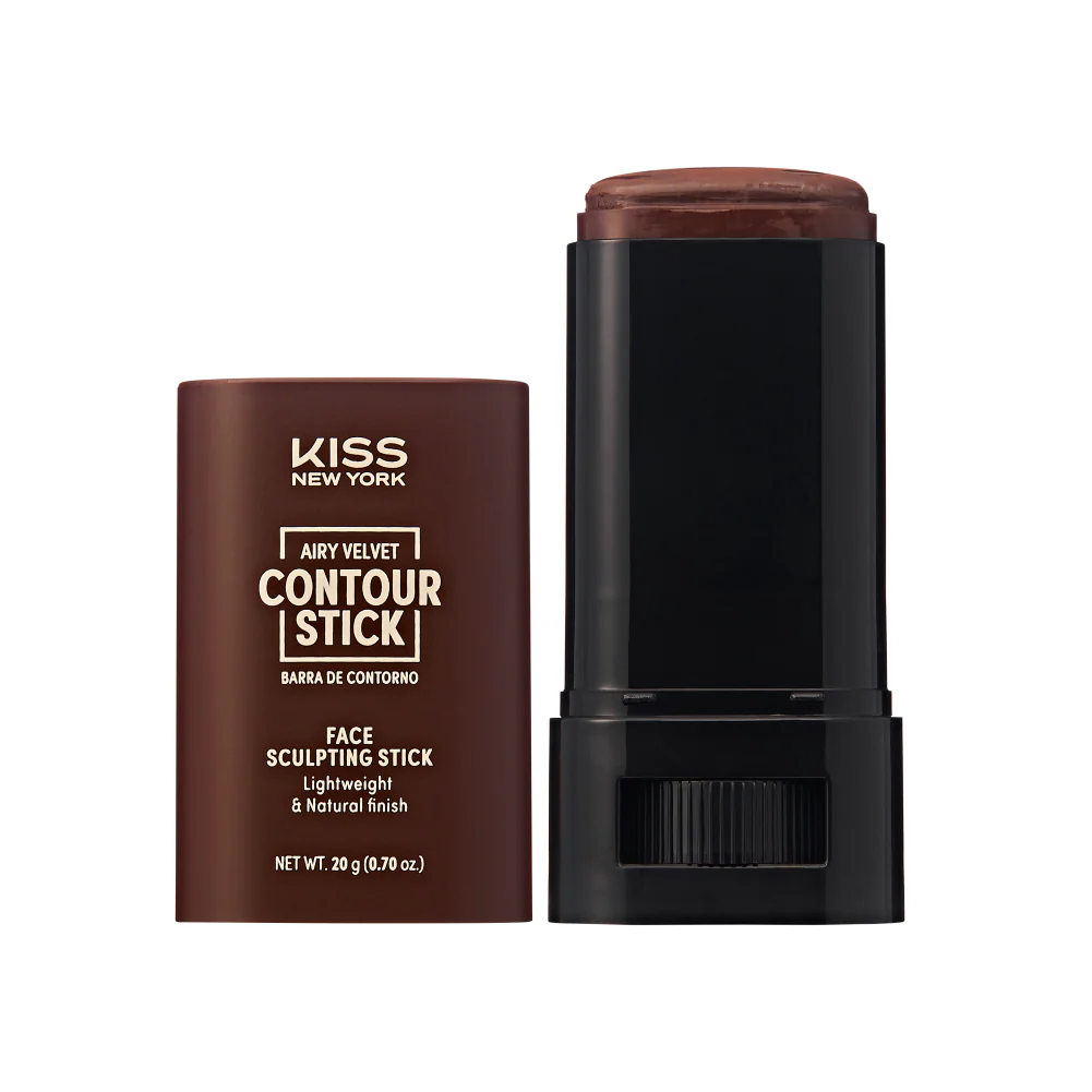 Kiss New York Airy Velvet Contour Stick for Face Sculpting - Image 5