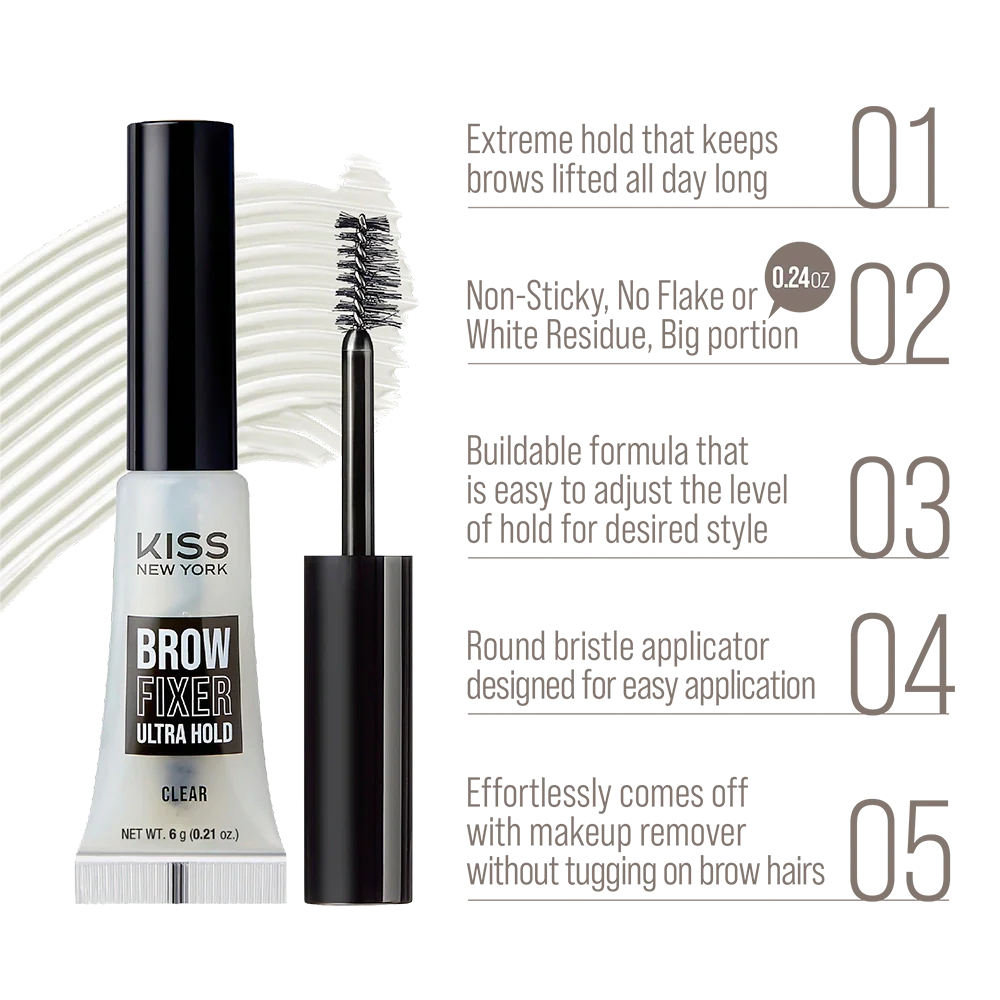 Kiss New York All-Day Extreme Hold Brow Fixer - Image 6