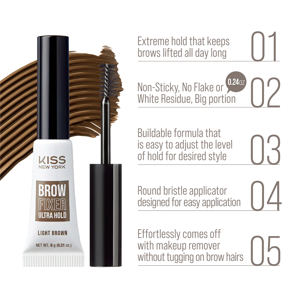 Kiss New York All-Day Extreme Hold Brow Fixer - Image 7