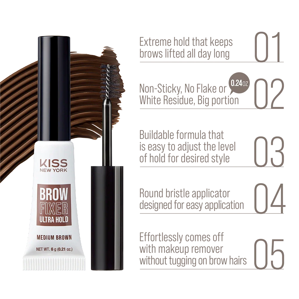 Kiss New York All-Day Extreme Hold Brow Fixer - Image 8