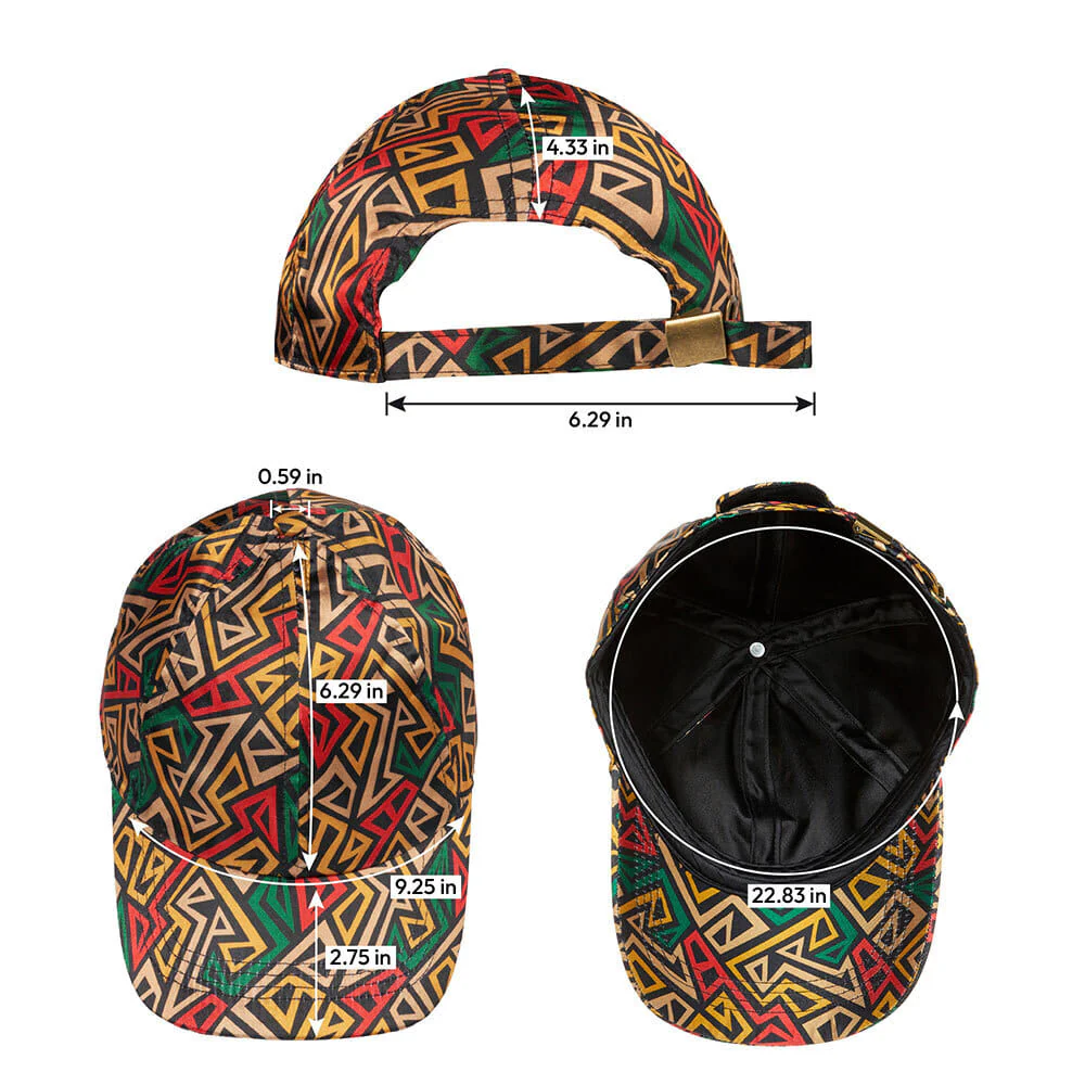 RED by KISS All Over Silky Satin Baseball Cap - Aztec - Image 4