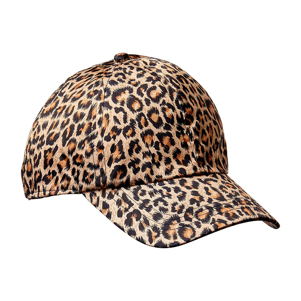 RED by KISS All Over Silky Satin Baseball Cap - Leopard