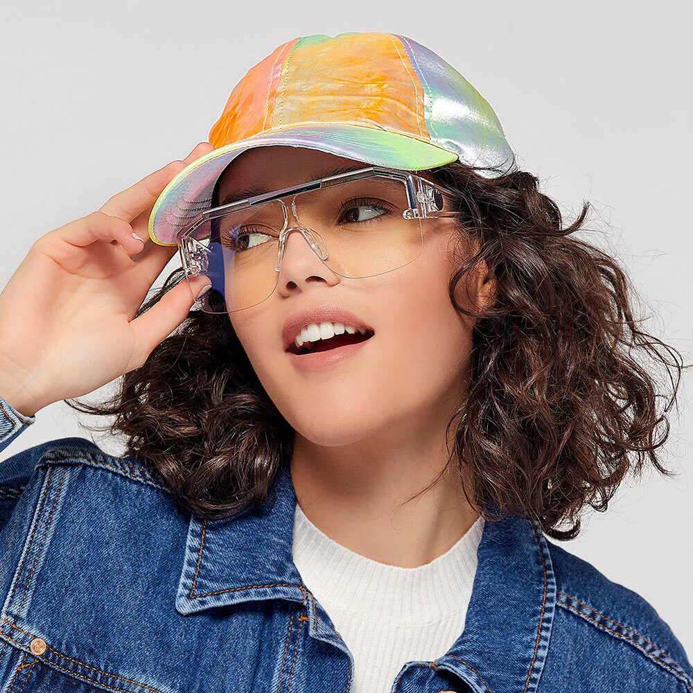 RED by KISS All Over Silky Satin Baseball Cap - Tie Dye - Image 3