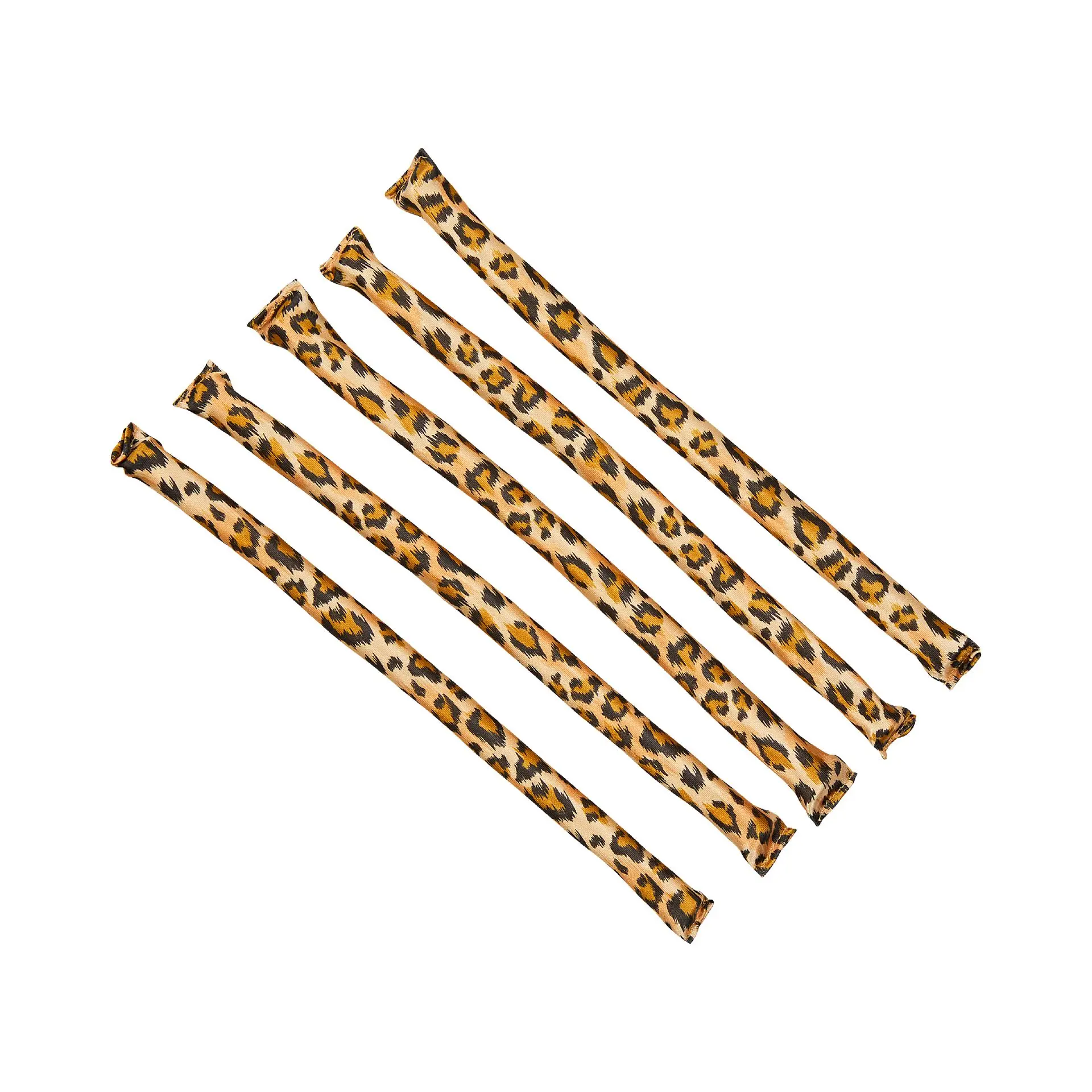 RED by KISS Animal Print Heatless Curling Silky Satin Flexi Rods - Image 3