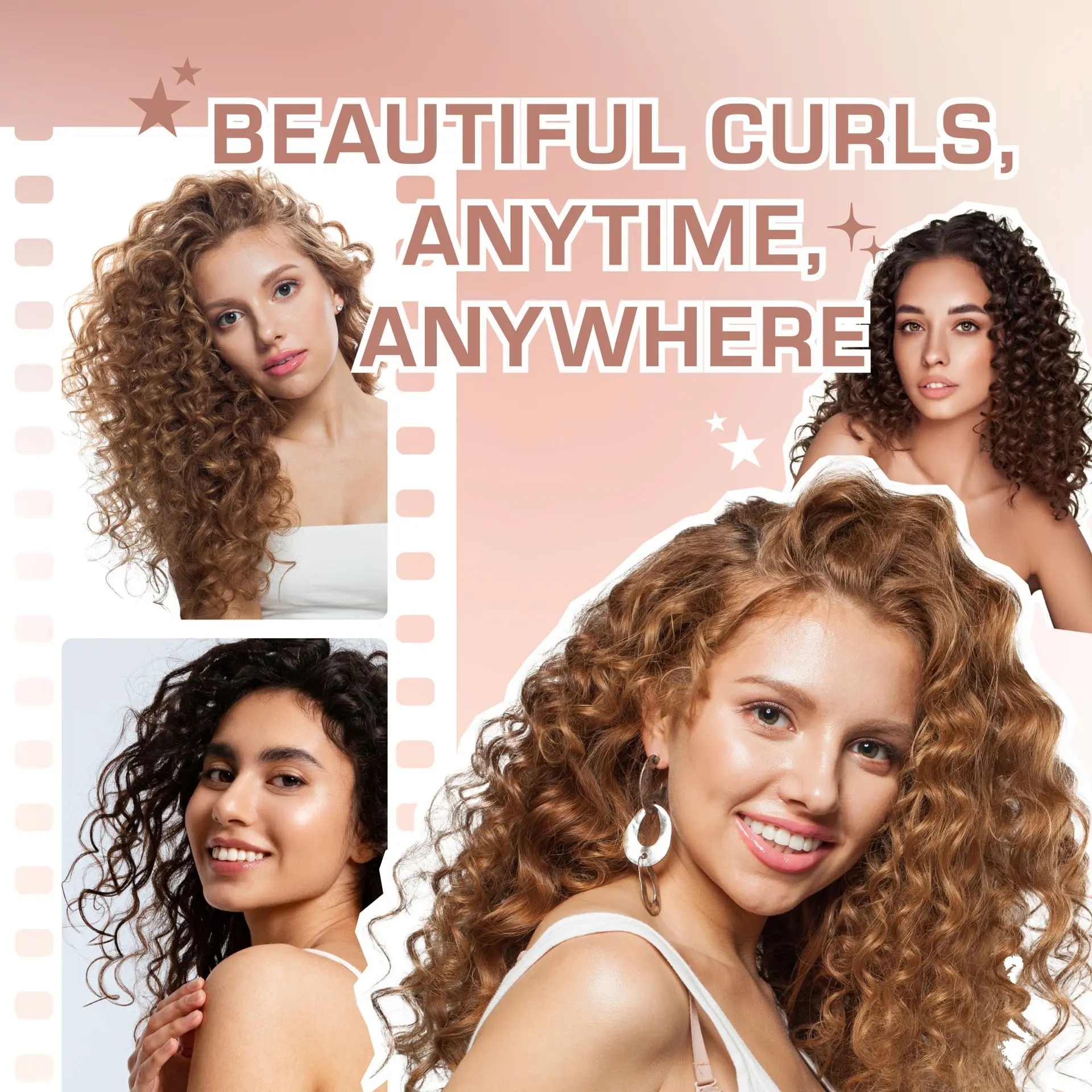 RED by KISS Animal Print Heatless Curling Silky Satin Flexi Rods - Image 31