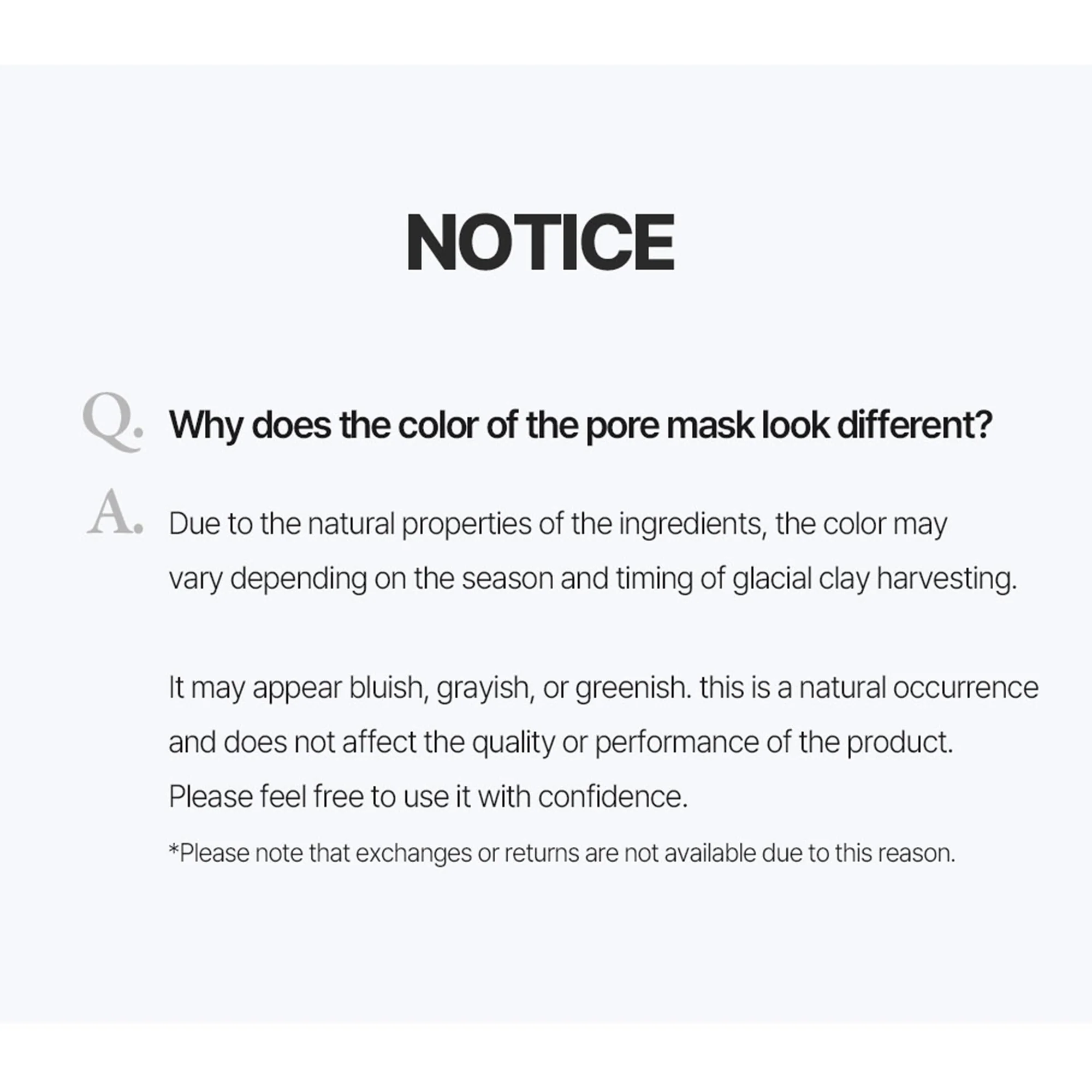 Aperire Be Frozen Pore Mask – Instant Cooling & Pore Tightening Glacial Clay Pack - Image 12