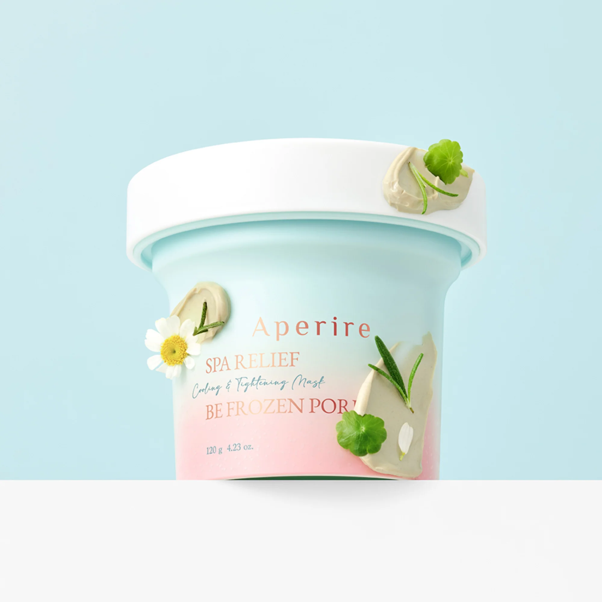 Aperire Be Frozen Pore Mask – Instant Cooling & Pore Tightening Glacial Clay Pack - Image 16