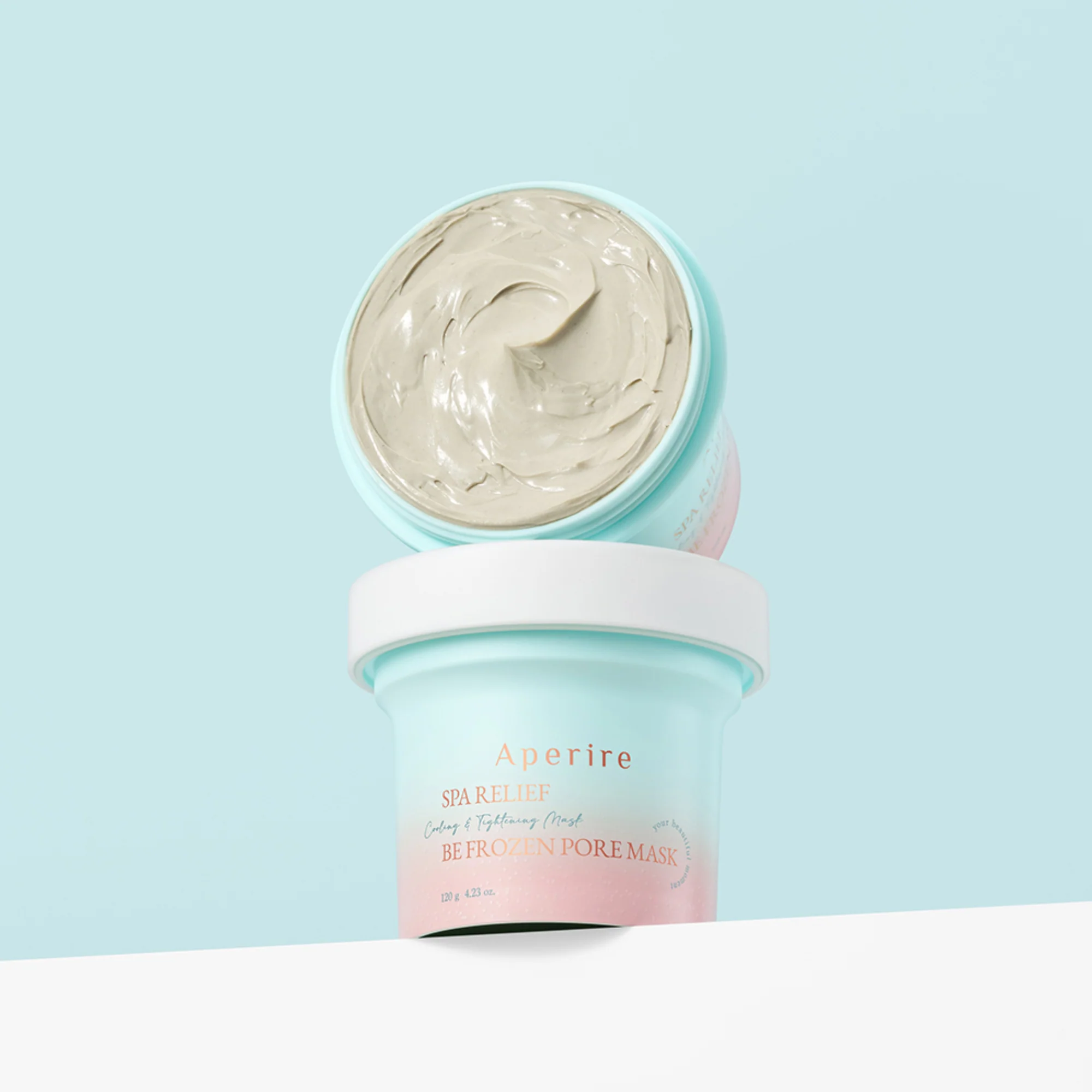 Aperire Be Frozen Pore Mask – Instant Cooling & Pore Tightening Glacial Clay Pack - Image 17