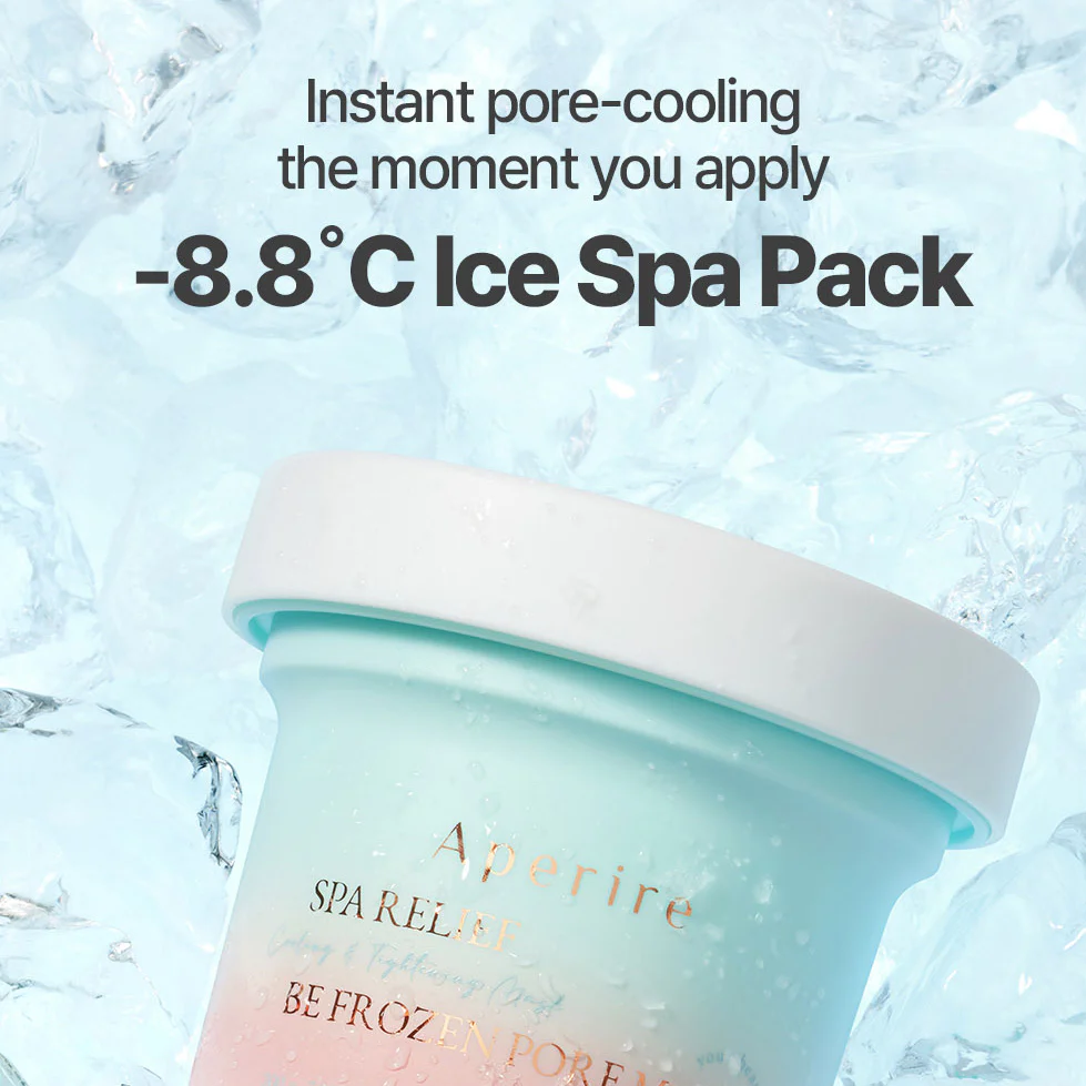 Aperire Be Frozen Pore Mask – Instant Cooling & Pore Tightening Glacial Clay Pack - Image 22