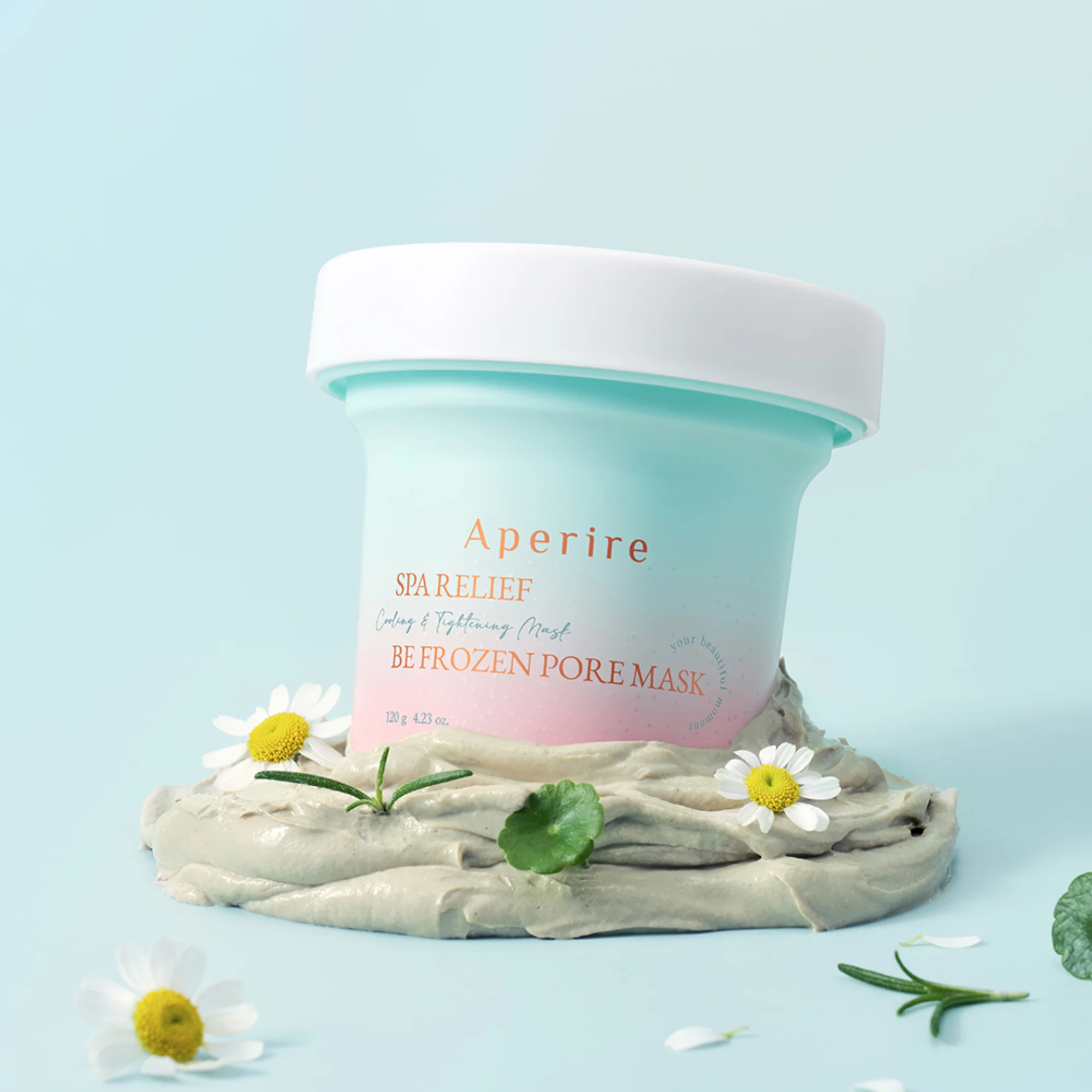 Aperire Be Frozen Pore Mask – Instant Cooling & Pore Tightening Glacial Clay Pack - Image 34