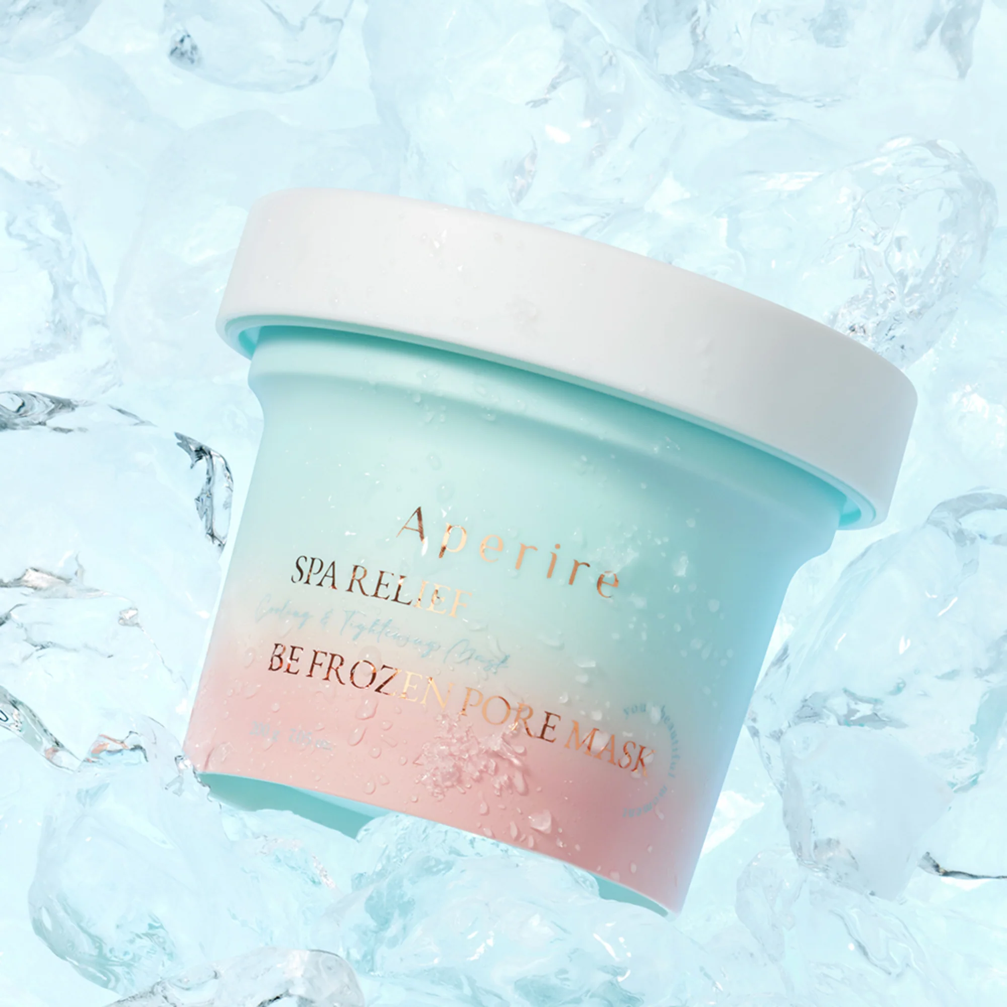 Aperire Be Frozen Pore Mask – Instant Cooling & Pore Tightening Glacial Clay Pack - Image 39