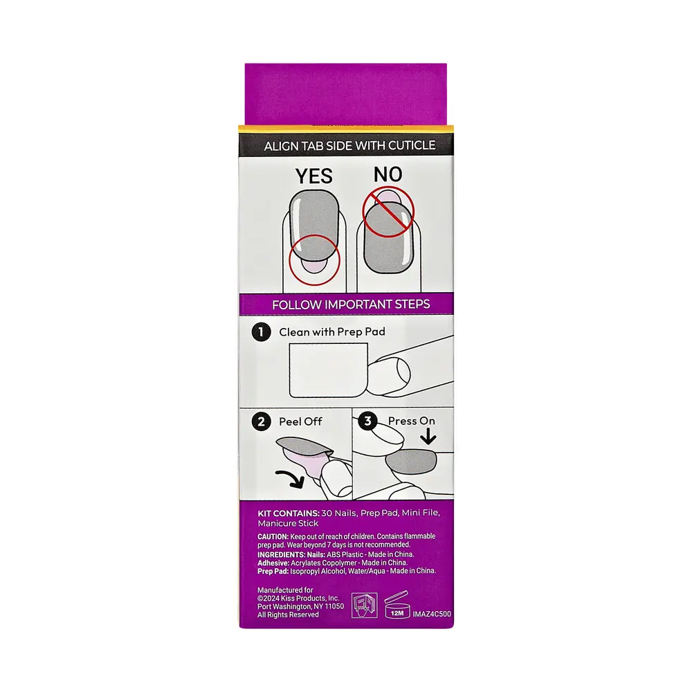 KISS AriZona x imPRESS Press-On Manicure Fake Nails - Fruit Punch - Image 7