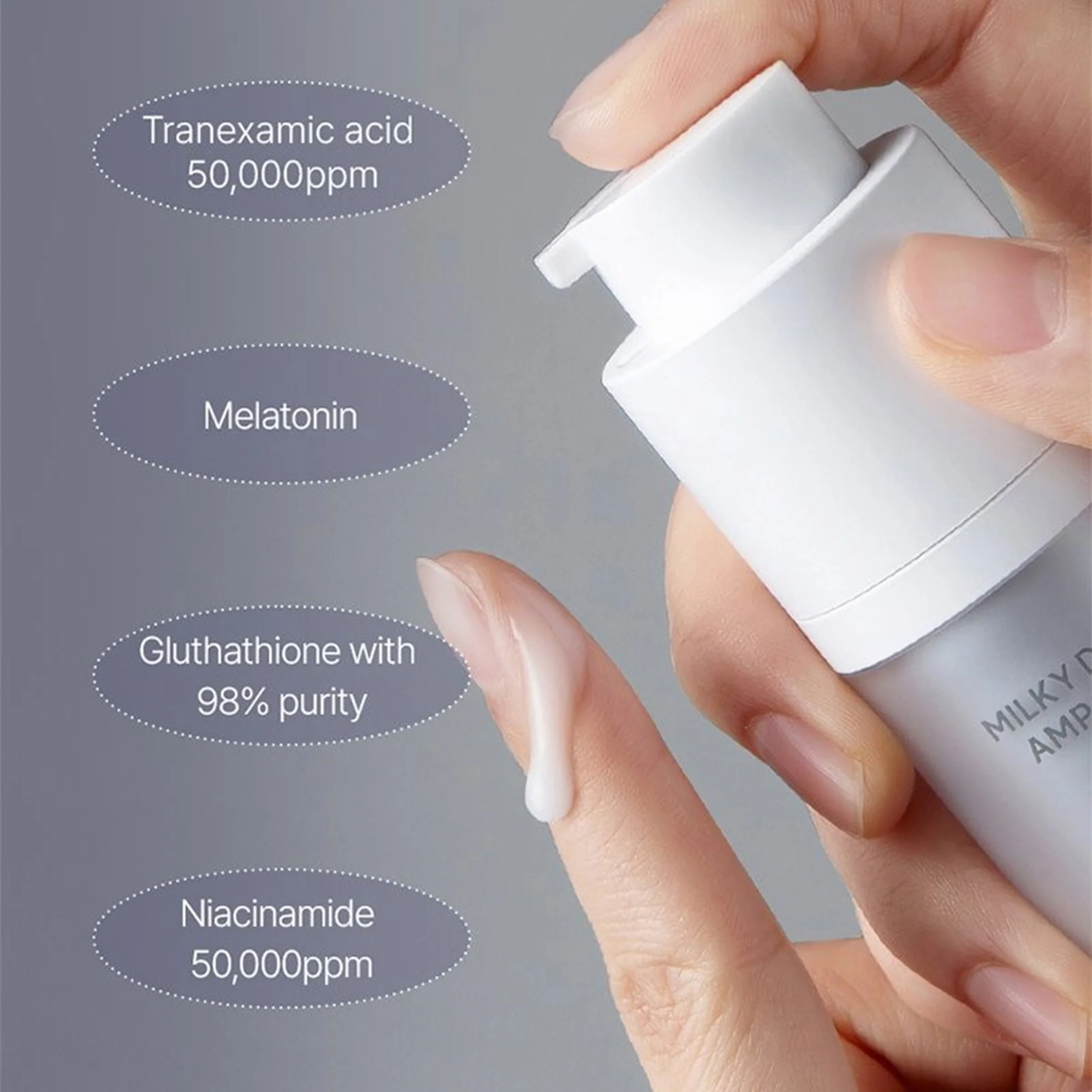 Arocell Milky Drop Ampoule – Brightening & Anti-Aging Korean Serum - Image 3