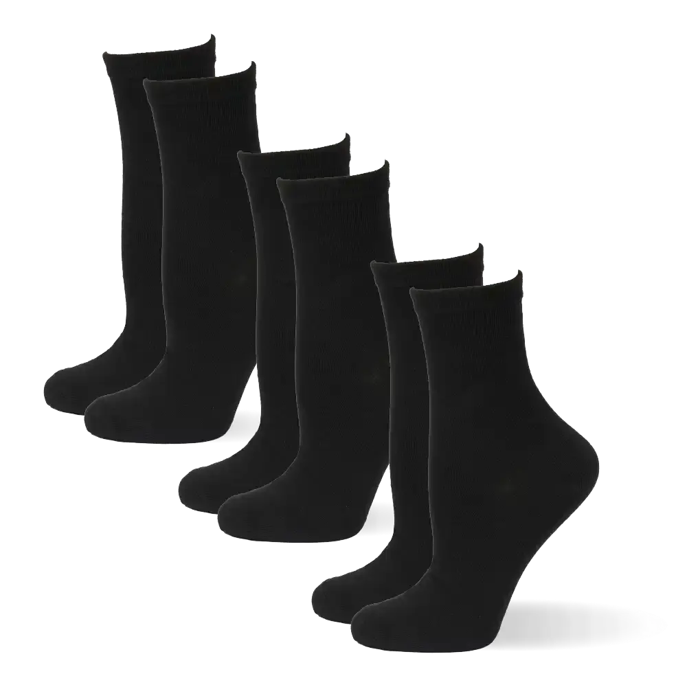 Arria 3‑Pack Basic Socks – Crew & Invisible No‑Show - Image 17