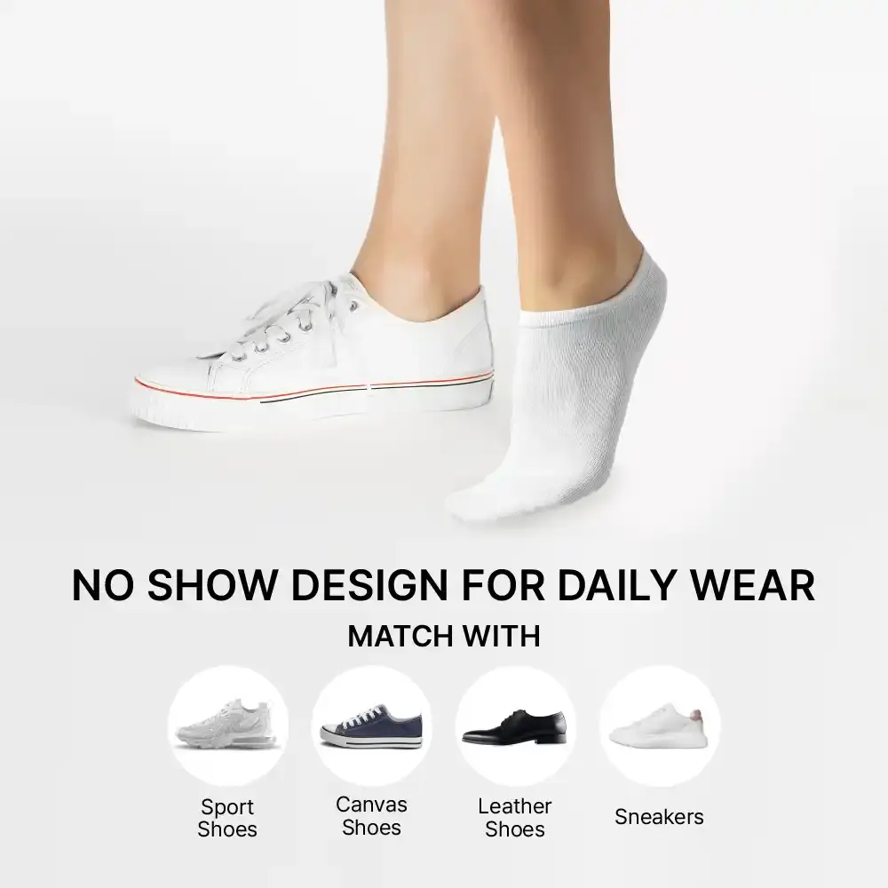 Arria 3‑Pack Basic Socks – Crew & Invisible No‑Show - Image 32